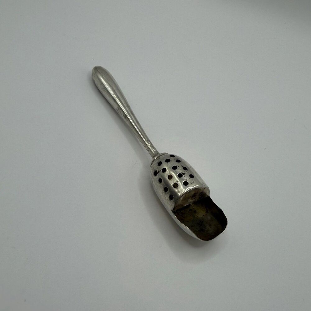 Sterling Silver 925 Sugar Scoop Tea Spoon Salt Scoop Acid Tested